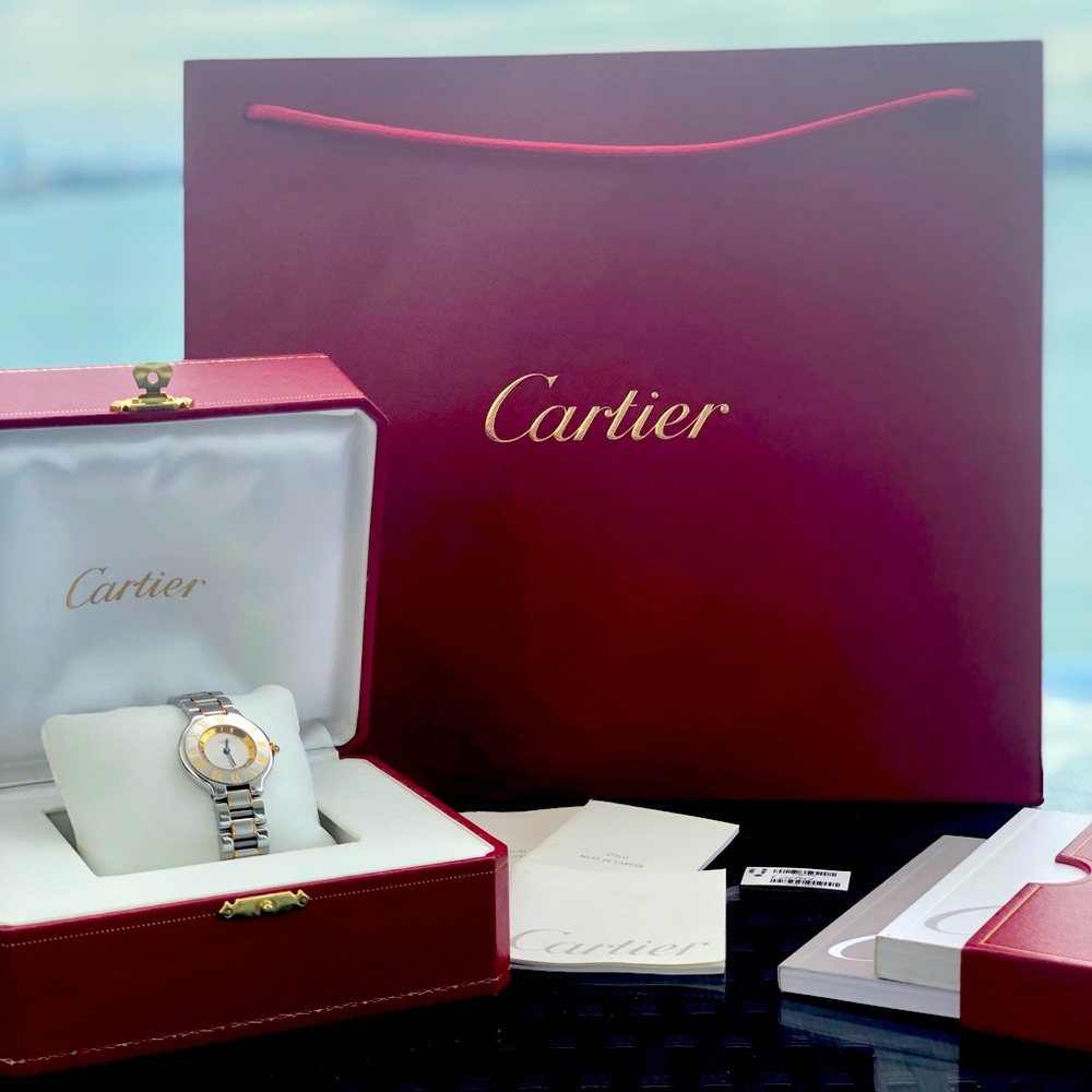 CARTIER Ladies MUST 21 QUARTZ // W10073R6 // PRE-OWNED